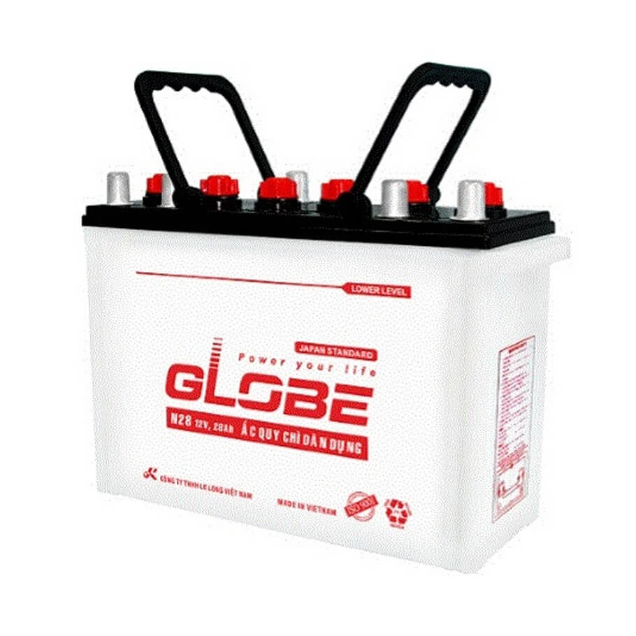 Ắc quy 12V-28Ah GLOBE N28